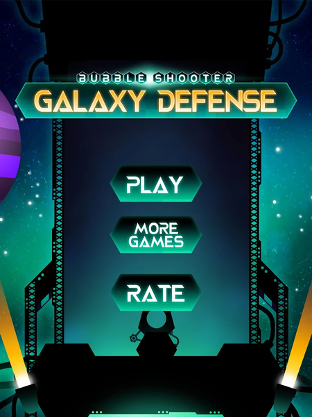 Bubble Shooter: Galaxy Defense - Image screenshot of android app