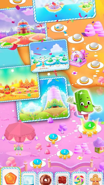 Lollipop World : match3 mania - Gameplay image of android game