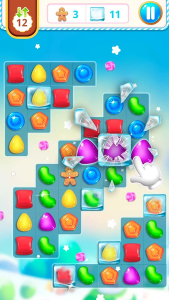 Lollipop World : match3 mania - Gameplay image of android game
