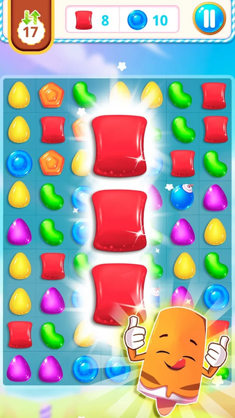 Lollipop World : match3 mania - Gameplay image of android game