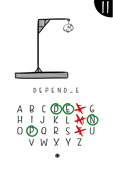 Classic Hangman - Image screenshot of android app