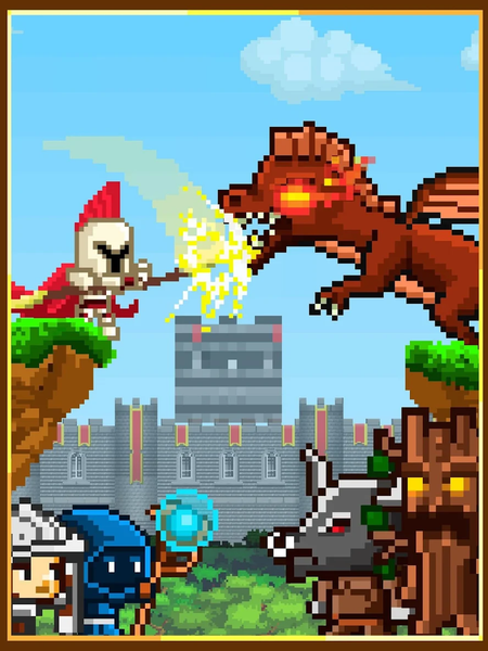 Clicker Knights Vs dragons - Image screenshot of android app
