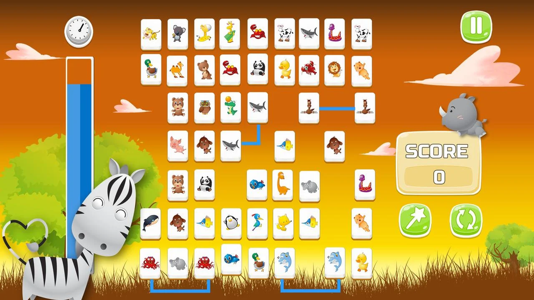 Connect Animals : Onet Kyodai - Gameplay image of android game