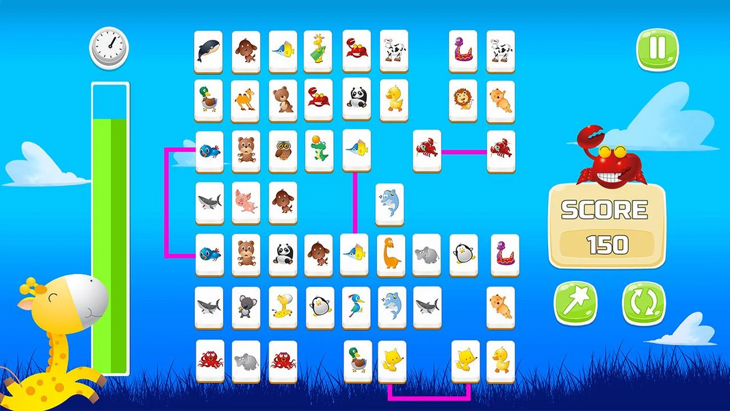 Connect Animals : Onet Kyodai - Gameplay image of android game