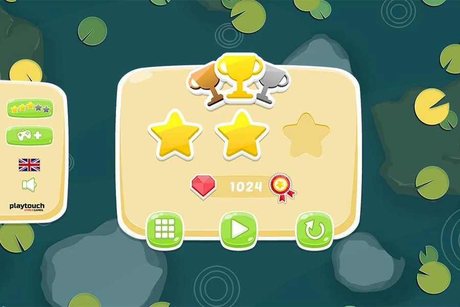 Connect Two : Link the Fish - Gameplay image of android game