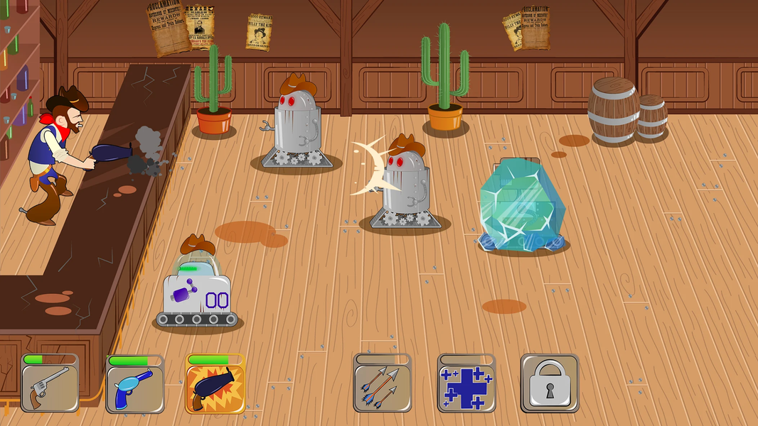 Cowboys VS Robots - Image screenshot of android app