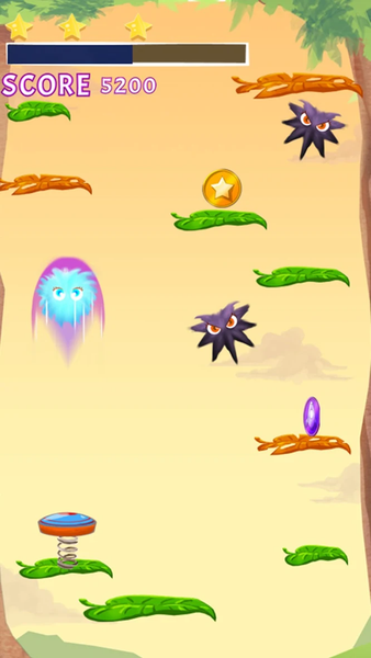 Forest Jump - Gameplay image of android game