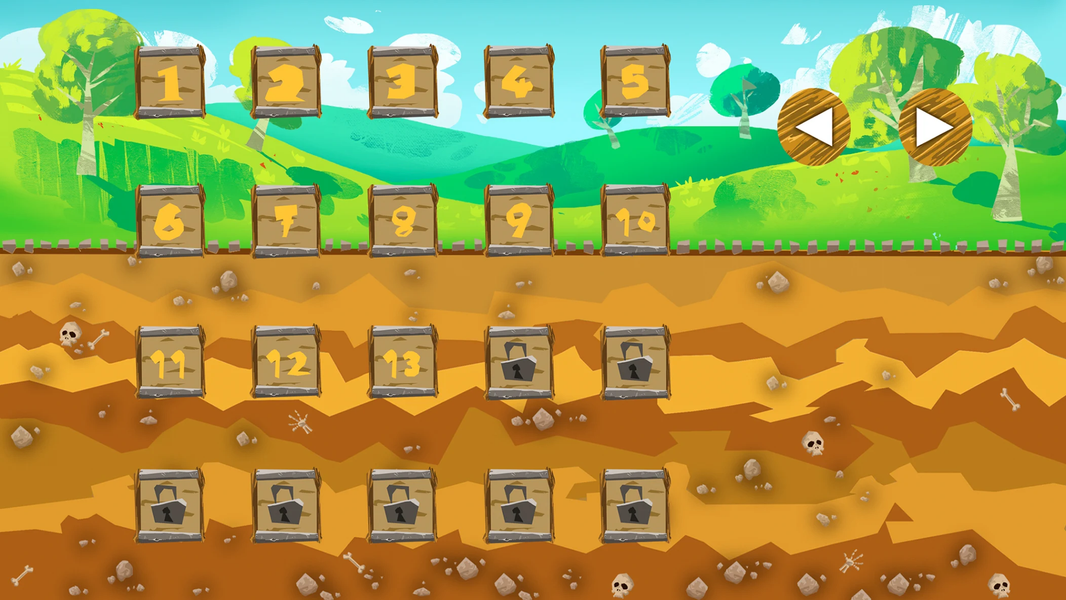 Gold seeker - Gameplay image of android game