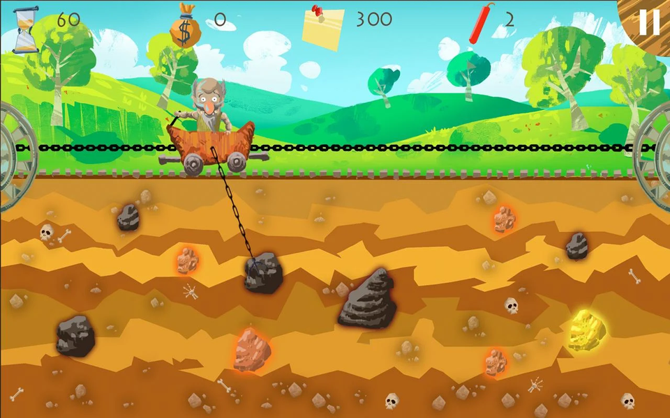 Gold seeker - Gameplay image of android game