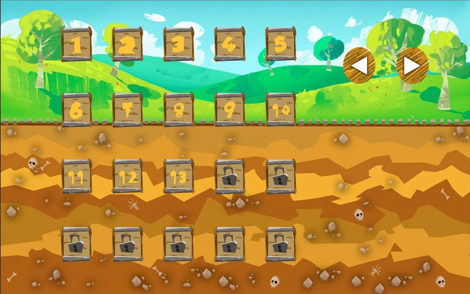 Gold seeker - Gameplay image of android game