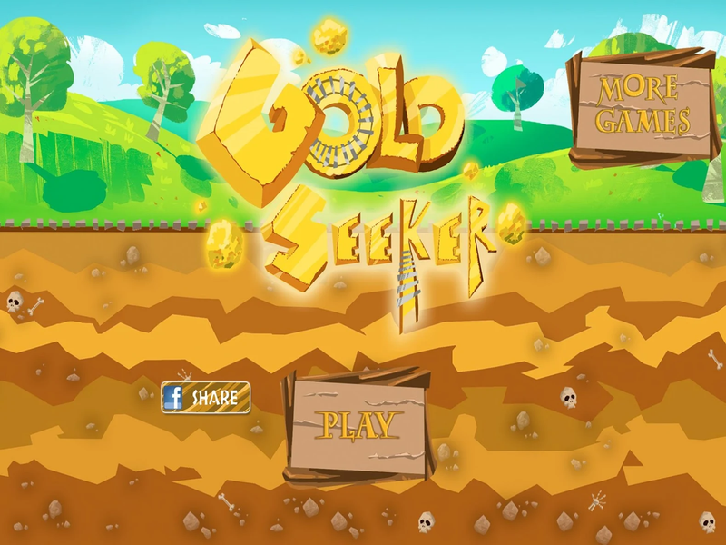 Gold seeker - Gameplay image of android game