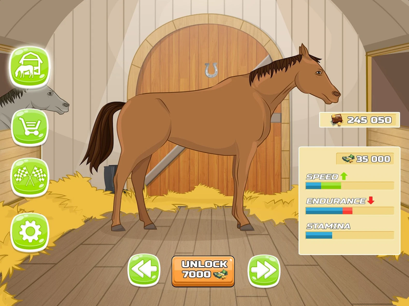 Horse Racing : Derby Quest - Gameplay image of android game