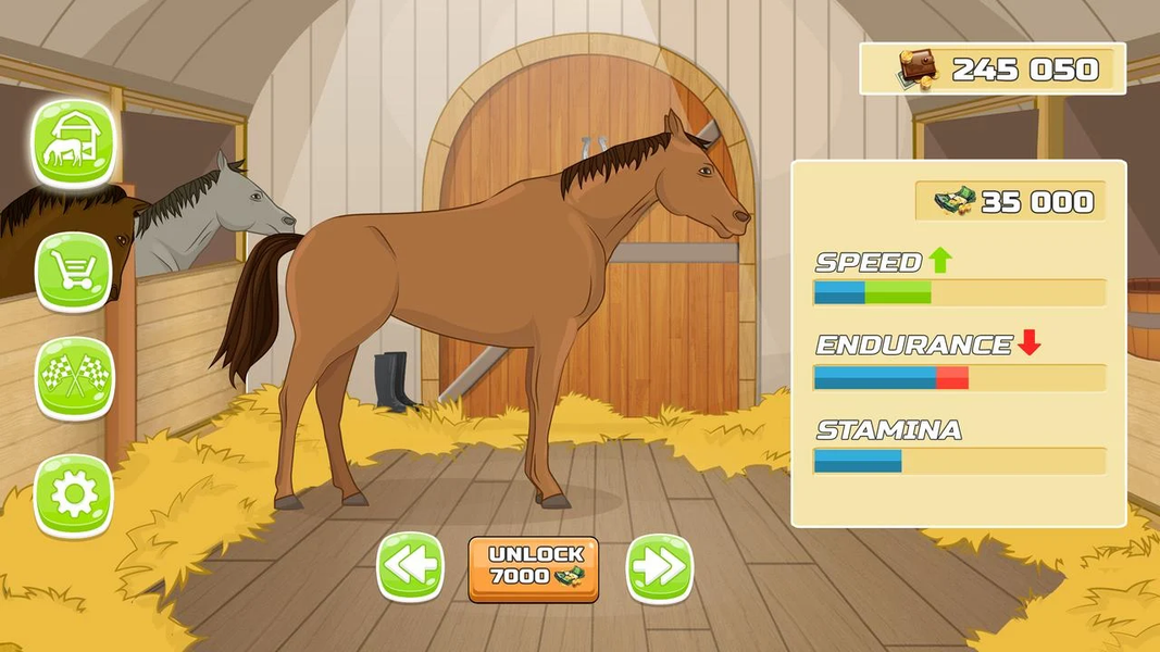 Horse Racing : Derby Quest - Gameplay image of android game