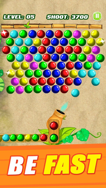 Jungle Shooter Bubble Mania - Gameplay image of android game