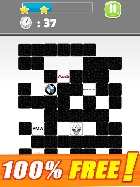 Logo Memory : Cars brands - Gameplay image of android game