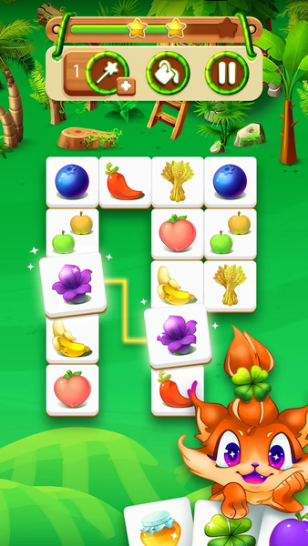 Magic Forest : Tiles puzzle - Gameplay image of android game