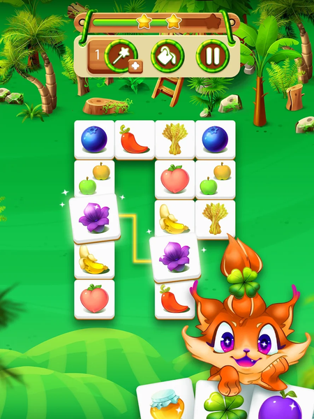 Magic Forest : Tiles puzzle - Gameplay image of android game