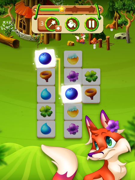 Magic Forest : Tiles puzzle - Gameplay image of android game