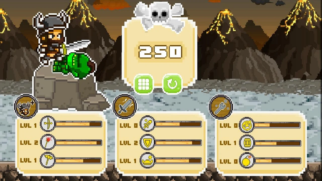 Mini Fighters : Quest & battle - Gameplay image of android game