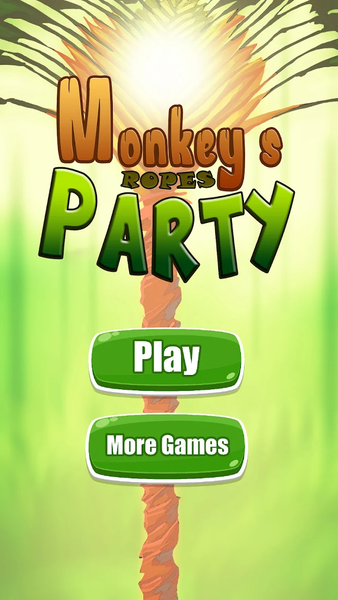 Monkey's ropes party - Gameplay image of android game
