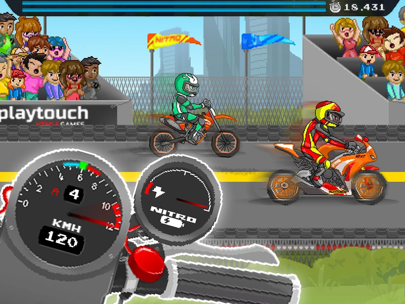 Moto Quest : Bike racing - Gameplay image of android game