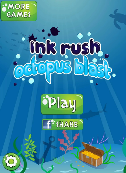 Octopus Blast: ink rush - Gameplay image of android game