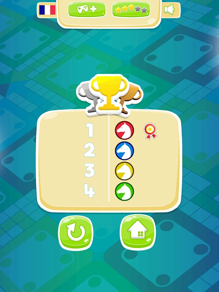 Petits chevaux : Small horses - Gameplay image of android game