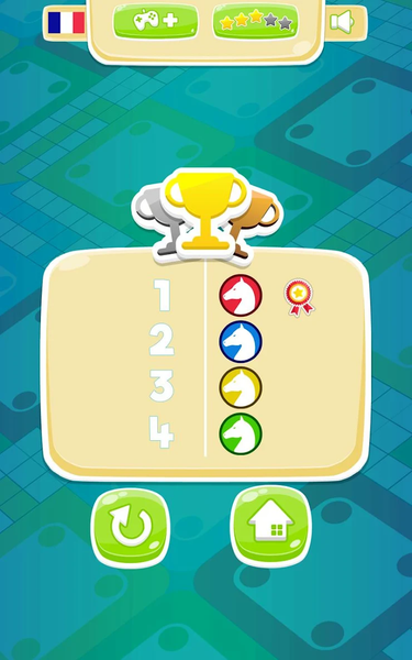 Petits chevaux : Small horses - Gameplay image of android game