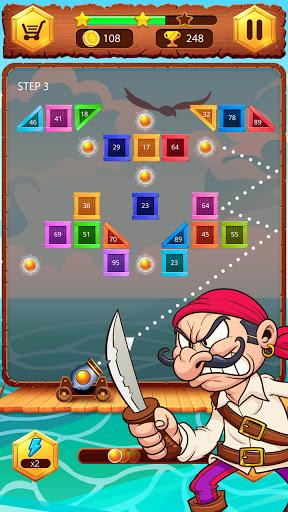 Pirates Bricks Breaker - Gameplay image of android game