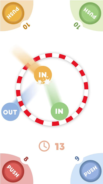 Push out - Gameplay image of android game