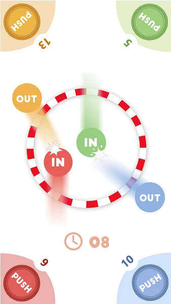 Push out - Gameplay image of android game