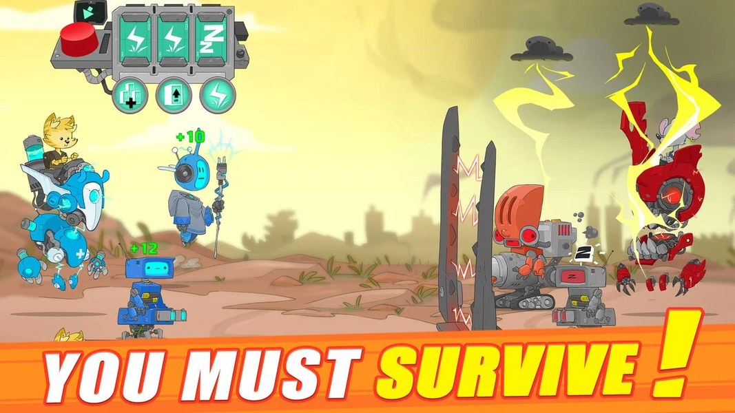 Robot Fighter : Epic Battles - Gameplay image of android game