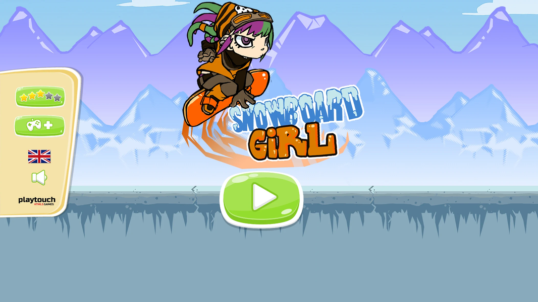 Snowboard Girl - Gameplay image of android game