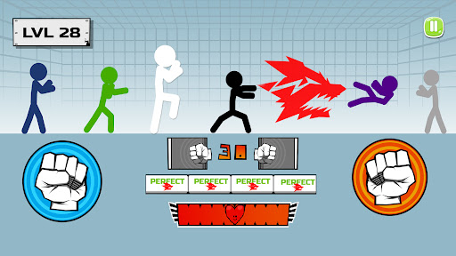 Play Stickman Fighter: Mega Brawl, a game of Action