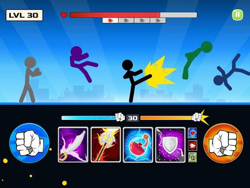 Stickman Fighter : Mega Brawl - عکس بازی موبایلی اندروید