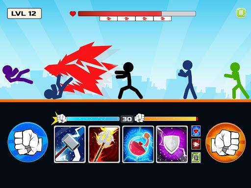 Stickman Fighter : Mega Brawl - عکس بازی موبایلی اندروید