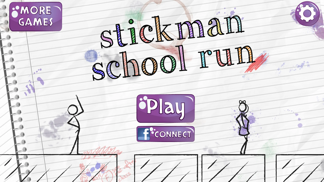 StickMan School Run - Gameplay image of android game