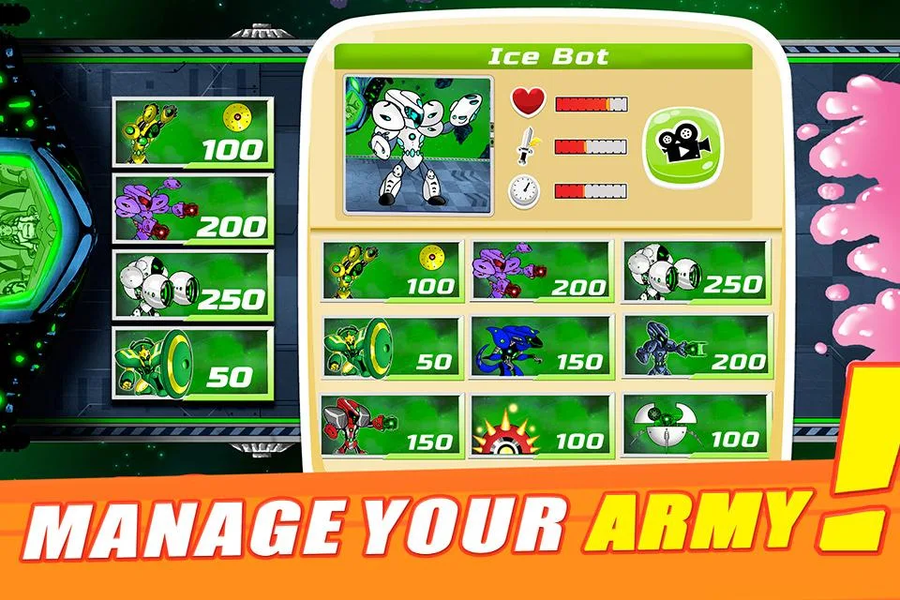 Super Fighting Robots Defense - Gameplay image of android game