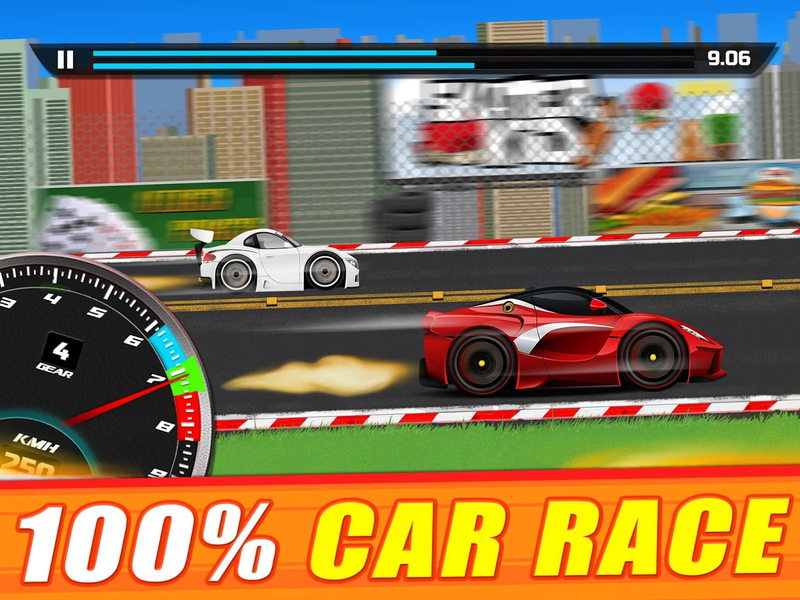 Super Racing GT : Drag Pro - Gameplay image of android game