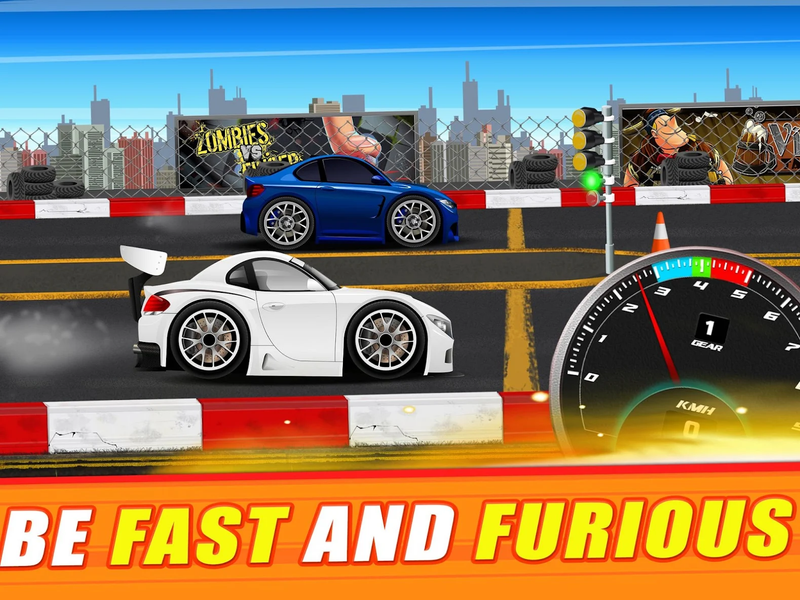 Super Racing GT : Drag Pro - Gameplay image of android game