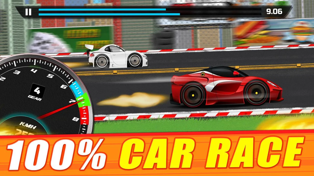 Super Racing GT : Drag Pro - Gameplay image of android game