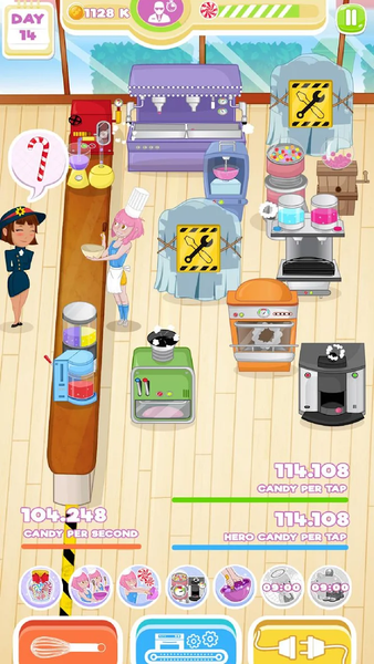 Tap Candy : sweets clicker - Gameplay image of android game