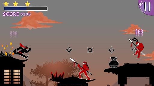 The speed Ninja - Gameplay image of android game