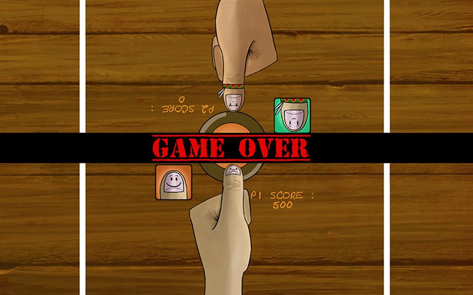 Thumb versus thumb - Image screenshot of android app