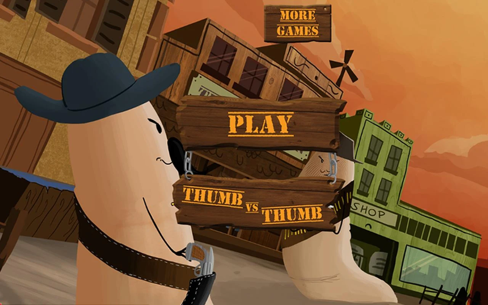 Thumb versus thumb - Image screenshot of android app