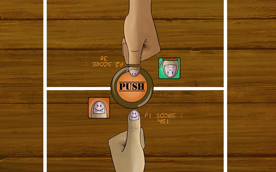 Thumb versus thumb - Image screenshot of android app