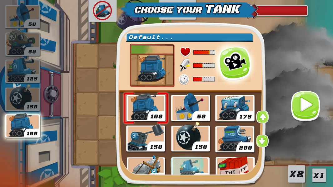 Tiny Blues Vs Mini Reds - Gameplay image of android game