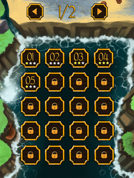Tower defense : Fish attack - Gameplay image of android game