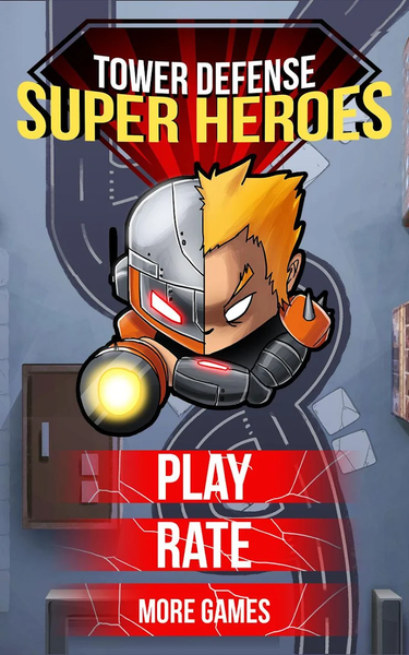 Tower Defense : Super Heroes - Gameplay image of android game
