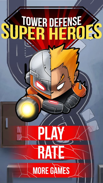 Tower Defense : Super Heroes - Gameplay image of android game